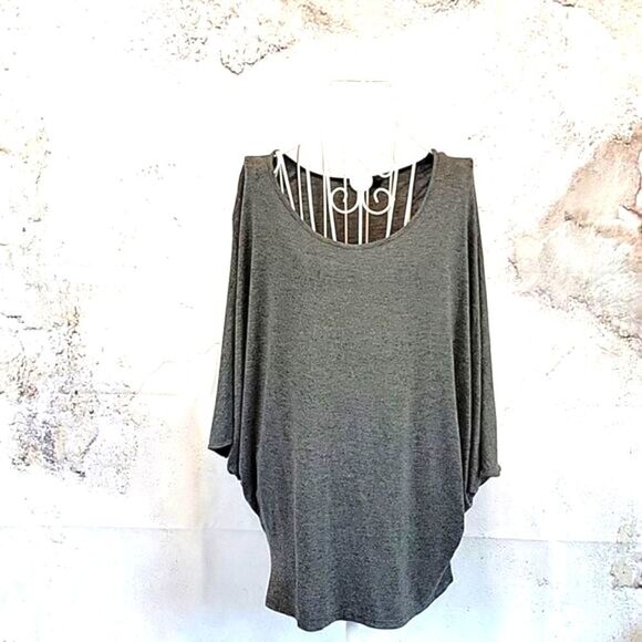 S & D pullover crewneck sweater in marled grey Women's Size M - Picture 1 of 12